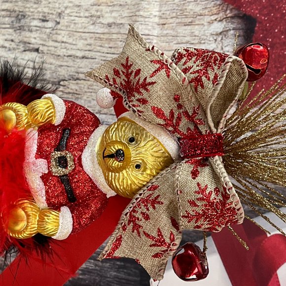 Christmas Teddy Bear Headband - Christmas Top hat| - Picture 13 of 16